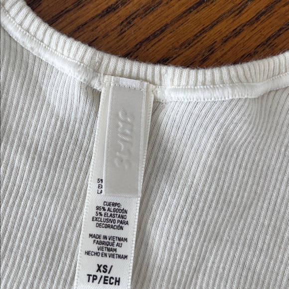 SKIMS cotton rib tank in Bone - Picture 6 of 11